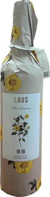 Вино Laus Chardonnay Wrapped сухе біле 13% 0.75 л gift box